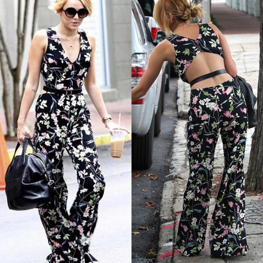 Reformation Floral Pants, size Medium